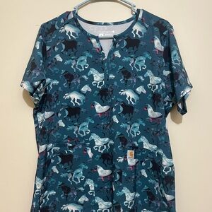 Carhartt Women’s scrub top size M